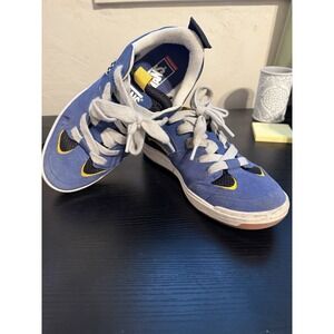 Vans Men's Skate Mixxa Suede Mesh Shoes Navy Blue Grey White Size 9.5